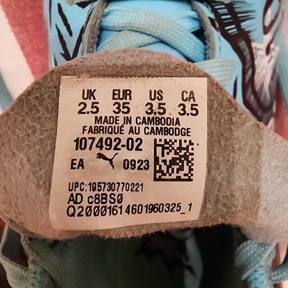 PUMA x Christian Pulisic CP10 Ultra Play Turf Soccer Cleats – Big Kid 3.5 (EU 35 - Picture 8 of 8